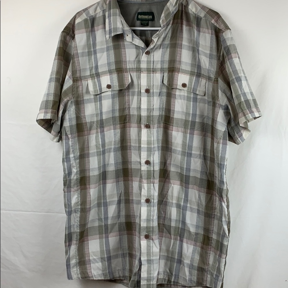 Men’s outdoor life short sleeve fishing size XL